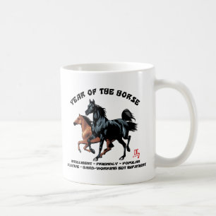 Chinesisches Neujahrsfest des Pferds Kaffeetasse