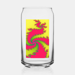 Chinesisches New Year Dragon Fraktal Dosenglas