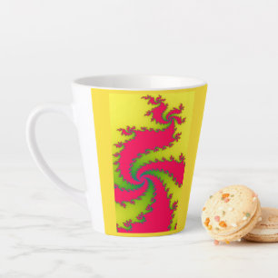 Chinesisches New Year Dragon Fraktal Milchtasse