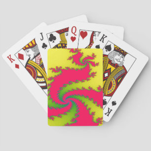 Chinesisches New Year Dragon Fraktal Spielkarten