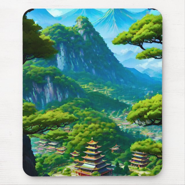 Chinesisches Palasttal Mousepad (Vorne)