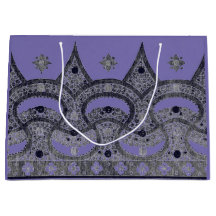 CHINESISCHES PATTER IN LILA GIFT-BAG