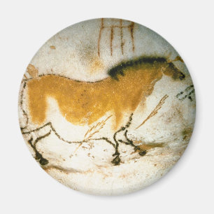 Chinesisches Pferd,Lascaux prähistorische Höhlenma Magnet