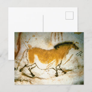 Chinesisches Pferd,Lascaux prähistorische Höhlenma Postkarte