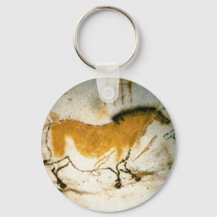 Chinesisches Pferd,Lascaux prähistorische Höhlenma Schlüsselanhänger