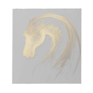 Chinesisches Pferdejahr Zodiac Geburtstag Notepad  Notizblock