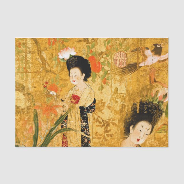 Chinesisches Prinzessinnen 10lb Seidenpapier, weiß Seidenpapier (Vorderseite)