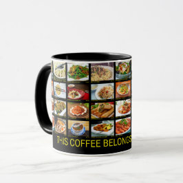 Chinesisches Restaurant Foto Menü Board Tasse