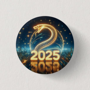 Chinesisches Schlangenholzjahr  Button