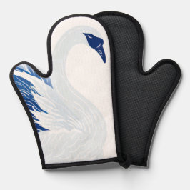 Chinesisches Schwan-Flügel-Muster (Personalisieren Ofenhandschuh