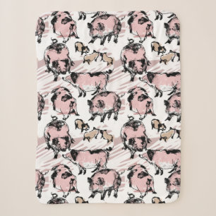 Chinesisches Schweinejahr Original zeichnend Gebur Sherpadecke
