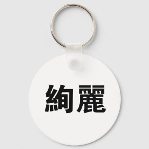 Chinesisches Symbol für herrliches Schlüsselanhänger