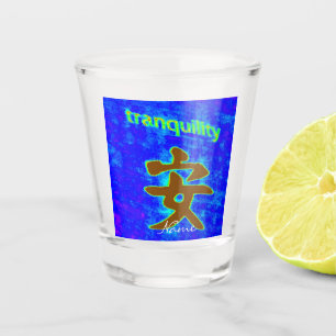 Chinesisches Symbol für Ruhe Schnapsglas