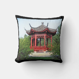 Chinesisches Teehaus-Kissen Kissen