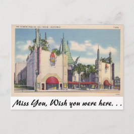 Chinesisches Theater, Hollywood, Kalifornien Postkarte