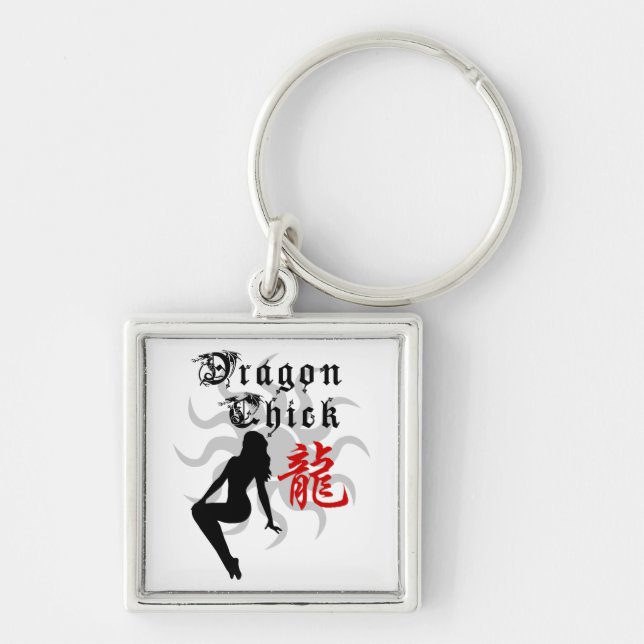 Chinesisches Tierkreis-Drache-Küken Schlüsselanhänger (Vorne)