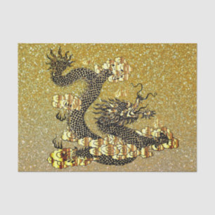 Chinesisches Tissue-Papier für Gold und Schwarz Seidenpapier