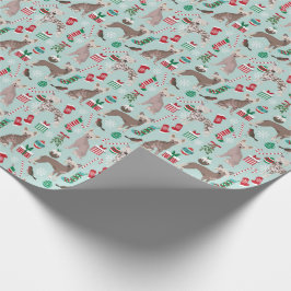 Chinesisches Weihnachtswackelpapier Geschenkpapier