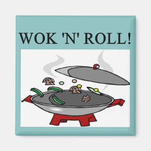 chinesisches Wokkochen Magnet