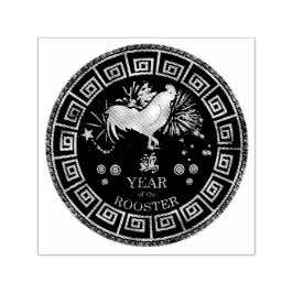 Chinesisches Zodiac-Rooster-ID542 Permastempel