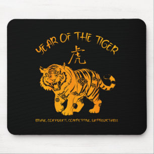 Chinesisches Zodiak Mondneujahrs Astrologie Horosk Mousepad