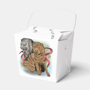 Chinesisches Zodiaka-Jahr des Hundes Geschenkschachtel