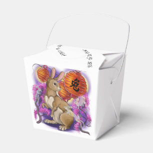 Chinesisches Zodiaka-Jahr des Kaninchens Geschenkschachtel