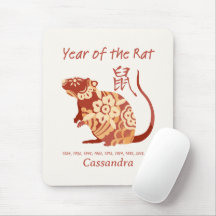 Chinesisches Zodiakjahr des Rattentierzeichens
