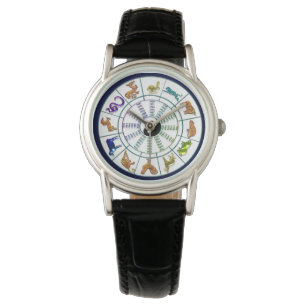 Chinesisches Zodiakrad, chinesisches Neujahr Armbanduhr