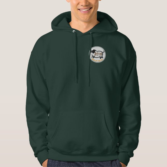 Chinesisches Zolljahr des Schweins Zodiac Geburtst Hoodie (Vorderseite)