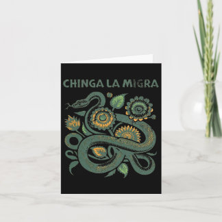 Chinga La Migra Anti Trump Ice Out Karte