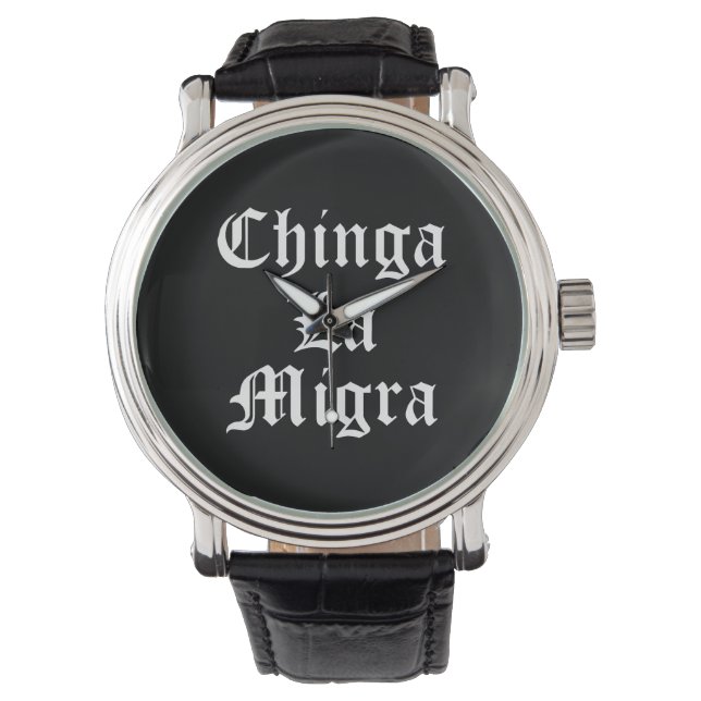 Chinga LA Migra Armbanduhr (Vorderseite)