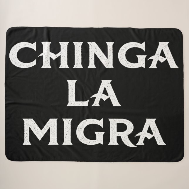 Chinga LA Migra Sherpadecke (Vorderseite (Horizontal))