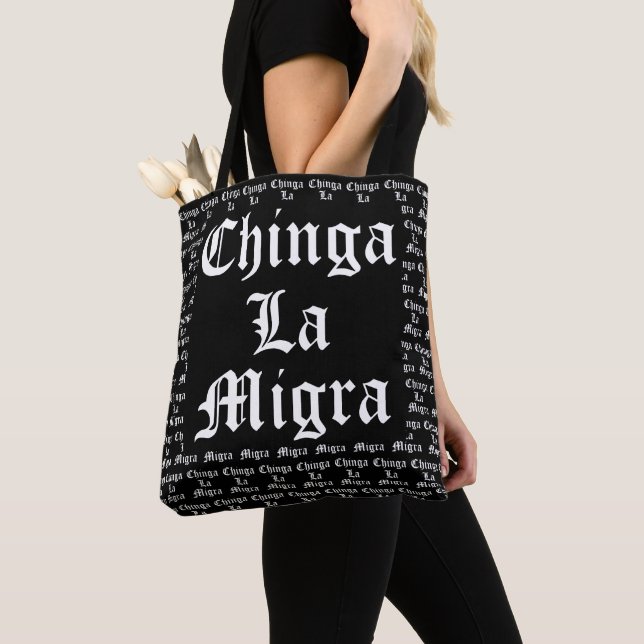 Chinga LA Migra Tasche (Von Nahem)
