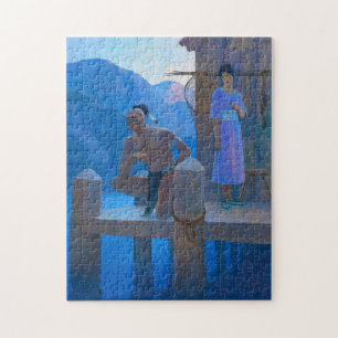 Chingachgook von Newell Convers Wyeth