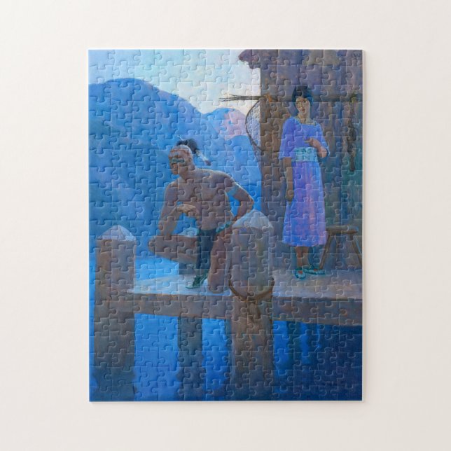 Chingachgook von Newell Convers Wyeth (Vertikal)