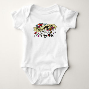 Chingona Como Mi Madre, Husten wie meine Mama Baby Strampler