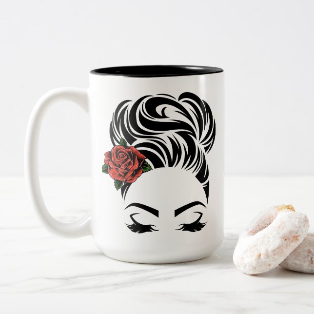 Chingona mug personnalisé avec nom (Avec donut)