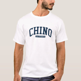 Chino California CA Uni University Style Navy T-Shirt