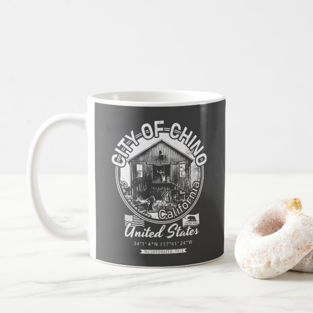 CHINO SAN BERNARDINO KALIFORNIA - CHINO CA KAFFEETASSE (Mit Donut)