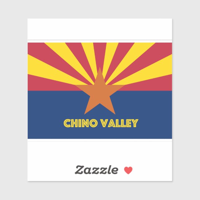 Chino Valley AZ Aufkleber (Blatt)