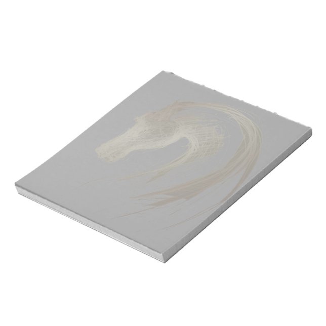 Chinois Cheval Année Zodiac Anniversaire Bloc-note (Tourné)