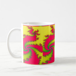 Chinois Jour de l'An Dragon Fractal Mug