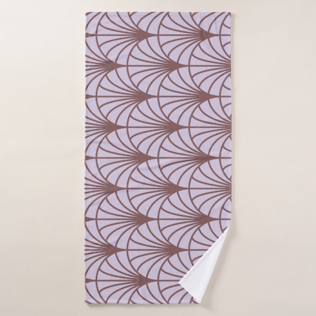 Chinois traditionnel : Arrière - plan Motif rétro. (Serviette de bain)