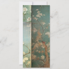 Chinoiserie Antike grüne und Apple Blüten 1 Einladung