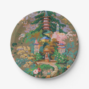 Chinoiserie Antique China Pinacoteca Casa Serodine Pappteller