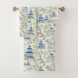 Chinoiserie Badetücher Badhandtuch Set