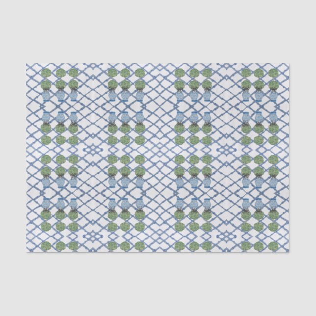 Chinoiserie Bamboo Topiaries Seidenpapier (Vorderseite)