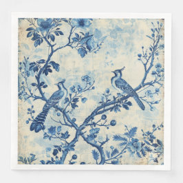 Chinoiserie Bird Haven Napkins Serviette