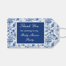 Chinoiserie Blue Birds and Blume Baby Shower